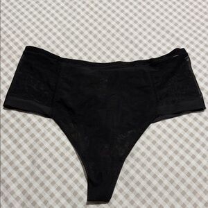 Victoria's Secret Black Lace Panty